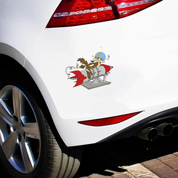 Koomiksiautode kleebised, vinüülmaterjalist, sobivad autodele, veoautodele, arvutitele jne, isekleepuvad, ühekordselt kasutatavad