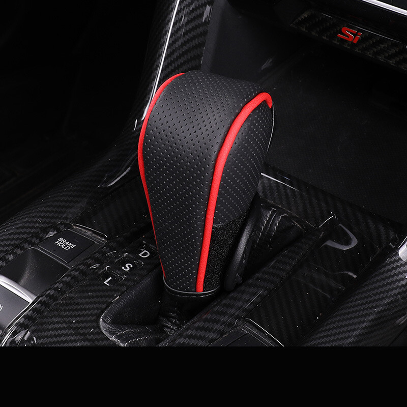 Natūralios odos pavarų perjungimo svirties dangtelis, automobilio pavarų perjungimo svirties dangtelis, mechaninė ir automatinė pavarų dėžė, universalus pavarų perjungimo svirties dangtelis, automobilio salono aksesuarai