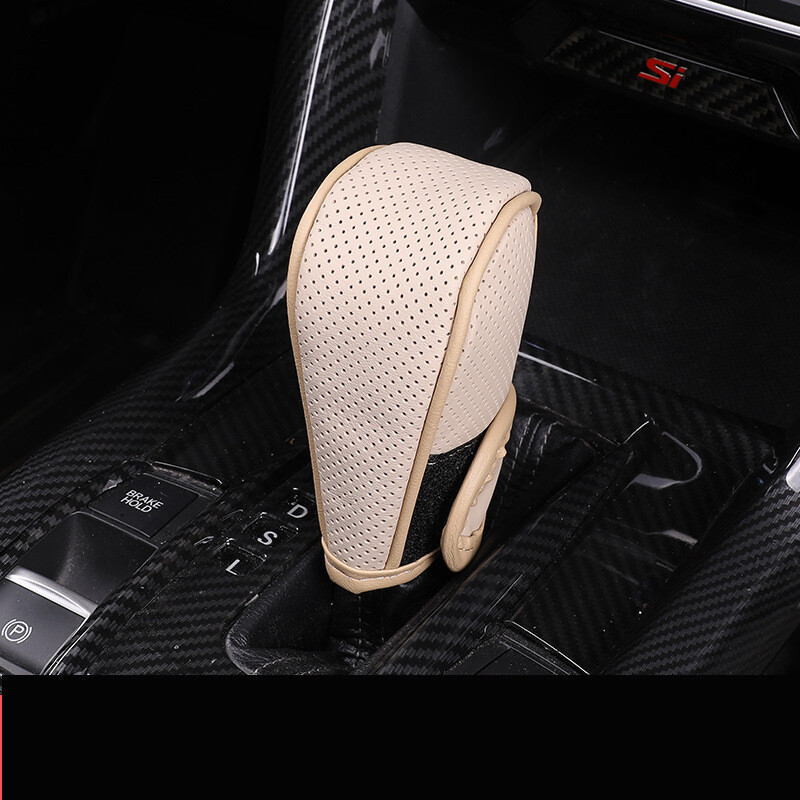 Natūralios odos pavarų perjungimo svirties dangtelis, automobilio pavarų perjungimo svirties dangtelis, mechaninė ir automatinė pavarų dėžė, universalus pavarų perjungimo svirties dangtelis, automobilio salono aksesuarai