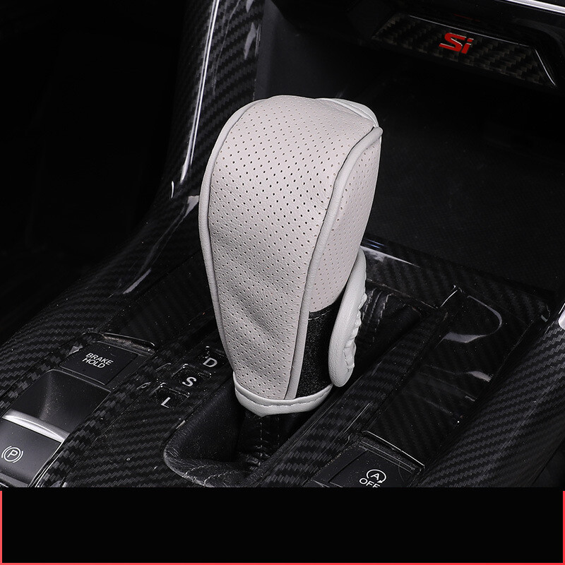 Natūralios odos pavarų perjungimo svirties dangtelis, automobilio pavarų perjungimo svirties dangtelis, mechaninė ir automatinė pavarų dėžė, universalus pavarų perjungimo svirties dangtelis, automobilio salono aksesuarai