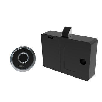 Integruotas išmanusis pirštų atspaudų užraktas, buto stalčiaus užraktas, dvigubų durų spintelės durelių užraktas, spintelės užraktas, pirštų atspaudų atrakinimas