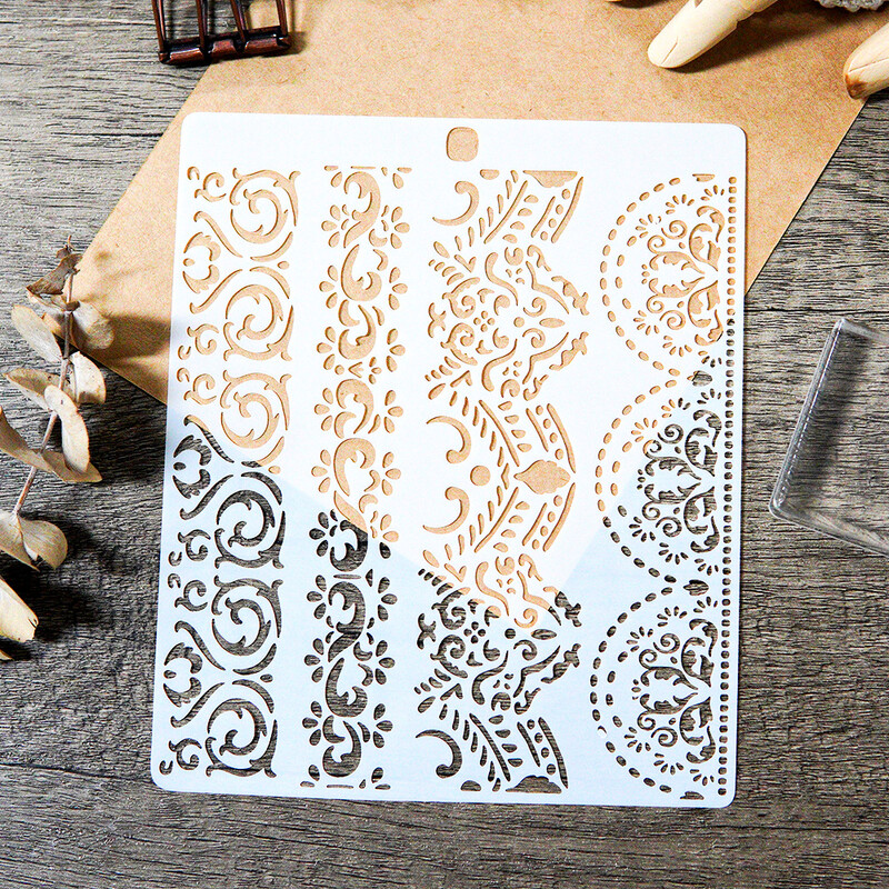 Predložak kataloga, prekogranični, vruća prodaja, DIY predložak za slikanje, šuplji predlošci, predložak za zidno slikanje, maskirni sprej, dekoracija