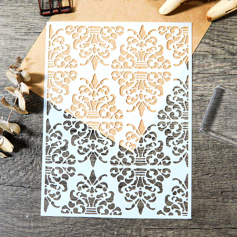 Predložak kataloga, prekogranični, vruća prodaja, DIY predložak za slikanje, šuplji predlošci, predložak za zidno slikanje, maskirni sprej, dekoracija