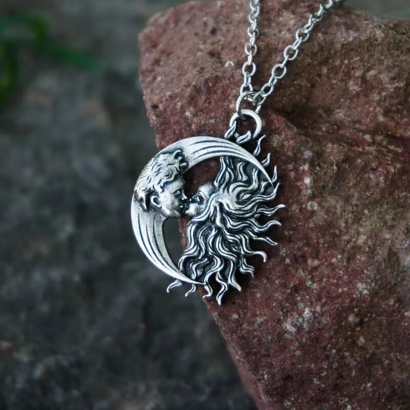 Europietiškas ir amerikietiškas tarptautinis retro stiliaus saulės ir mėnulio bučinio vėrinys, mados asmenybė, Valentino dienos dovana