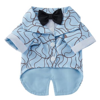 Sügisesed kaisukaru koerariided Uus polüester lipsuga mini koerakleit