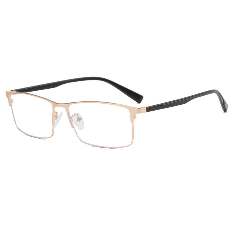 Didelio dydžio, prailginti akinių rėmeliai dideliam veidui, B, titano lydinio, vyriški dalykiniai akiniai nuo mėlynos šviesos, trumparegystės, akinių rėmeliai vyrams