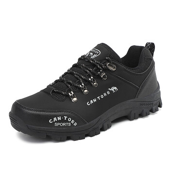 Pantofi de drumeție de toamnă și iarnă, pantofi sport casual pentru bărbați, pantofi de drumeție pentru călătorii, plus pantofi de lucru mari din catifea pentru tată
