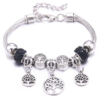 Europietiško ir amerikietiško paprasto stiliaus tarpvalstybinė meilės karūnos plunksnos mados karoliukų apyrankė, modernūs moteriški papuošalai