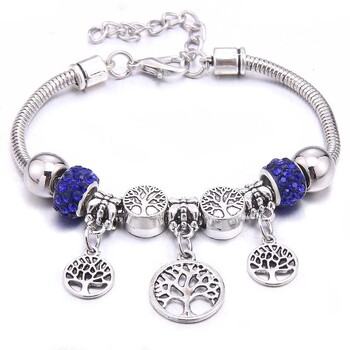 Europietiško ir amerikietiško paprasto stiliaus tarpvalstybinė meilės karūnos plunksnos mados karoliukų apyrankė, modernūs moteriški papuošalai