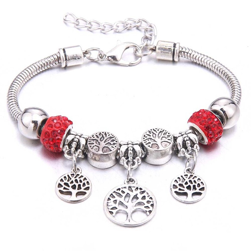 Europietiško ir amerikietiško paprasto stiliaus tarpvalstybinė meilės karūnos plunksnos mados karoliukų apyrankė, modernūs moteriški papuošalai