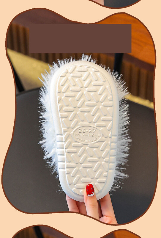 Sügis-talvised soojad laste puuvillased sussid poistele ja tüdrukutele, koduseks kasutamiseks, libisemiskindlad, pehmed, armsad, kriimustatud kutsikatega