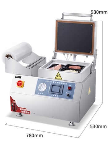 Jednodrážkový baliaci stroj