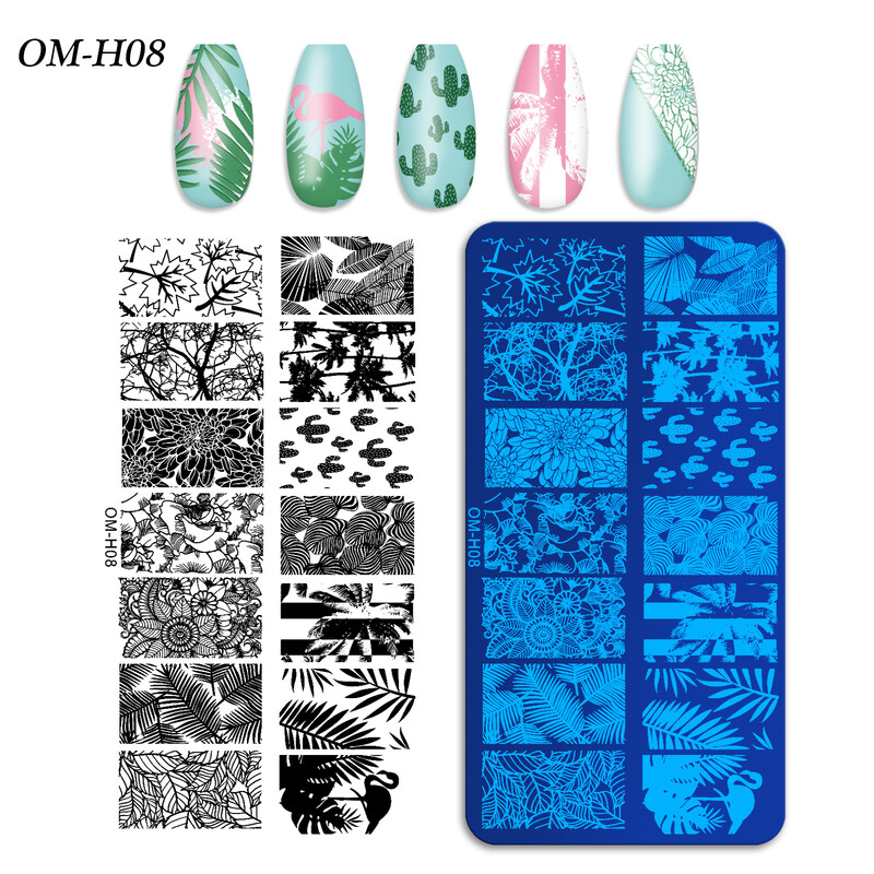 Pārrobežu karsti pārdota nagu mākslas drukas veidne tērauda plāksne taisnstūrveida drukas plāksne krāsu drukas eļļas veidne jauna drukas vieta