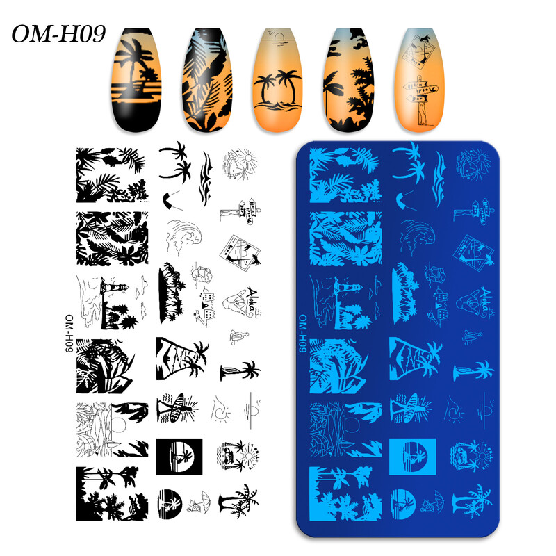 Pārrobežu karsti pārdota nagu mākslas drukas veidne tērauda plāksne taisnstūrveida drukas plāksne krāsu drukas eļļas veidne jauna drukas vieta