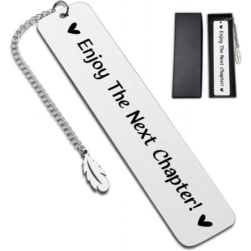 Nerūdijančio plieno skirtukas knygų mylėtojams, mokytojų įvertinimui, kolegai, išėjimui į pensiją, baigimo sezono dovanai, karštam išpardavimui