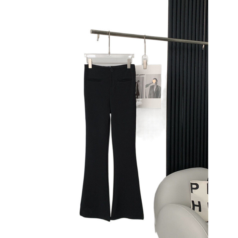 Μικρό καλοκαιρινό φαρδύ κοστούμι, casual παντελόνι για γυναίκες 2025, άνοιξη και φθινόπωρο, νέα ψηλή μέση, στενή, στενή έκδοση, φαρδύ παντελόνι