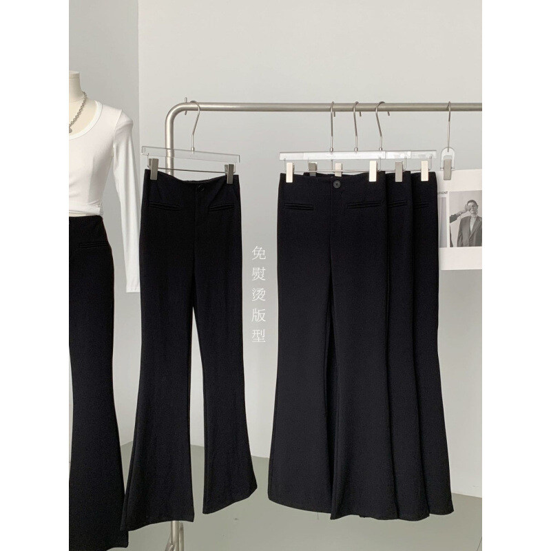 Μικρό καλοκαιρινό φαρδύ κοστούμι, casual παντελόνι για γυναίκες 2025, άνοιξη και φθινόπωρο, νέα ψηλή μέση, στενή, στενή έκδοση, φαρδύ παντελόνι