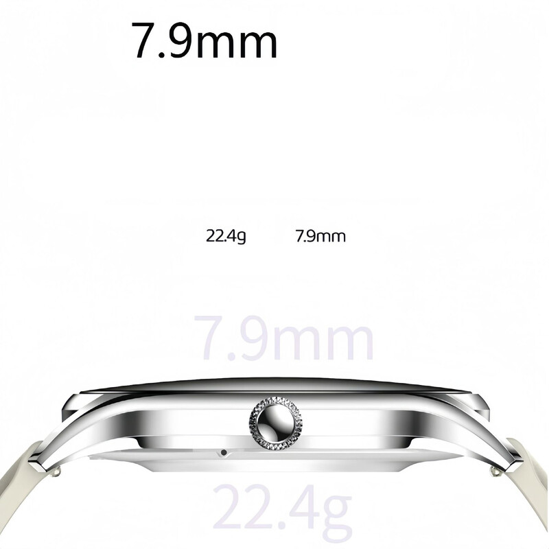 Έξυπνο ρολόι QS36 με κλήσεις Bluetooth, για εξωτερικούς χώρους, για επιχειρήσεις, με δίσκο, μεταλλικό σώμα, εξαιρετικά λεπτή κυρτή οθόνη, παρακολούθηση υγείας