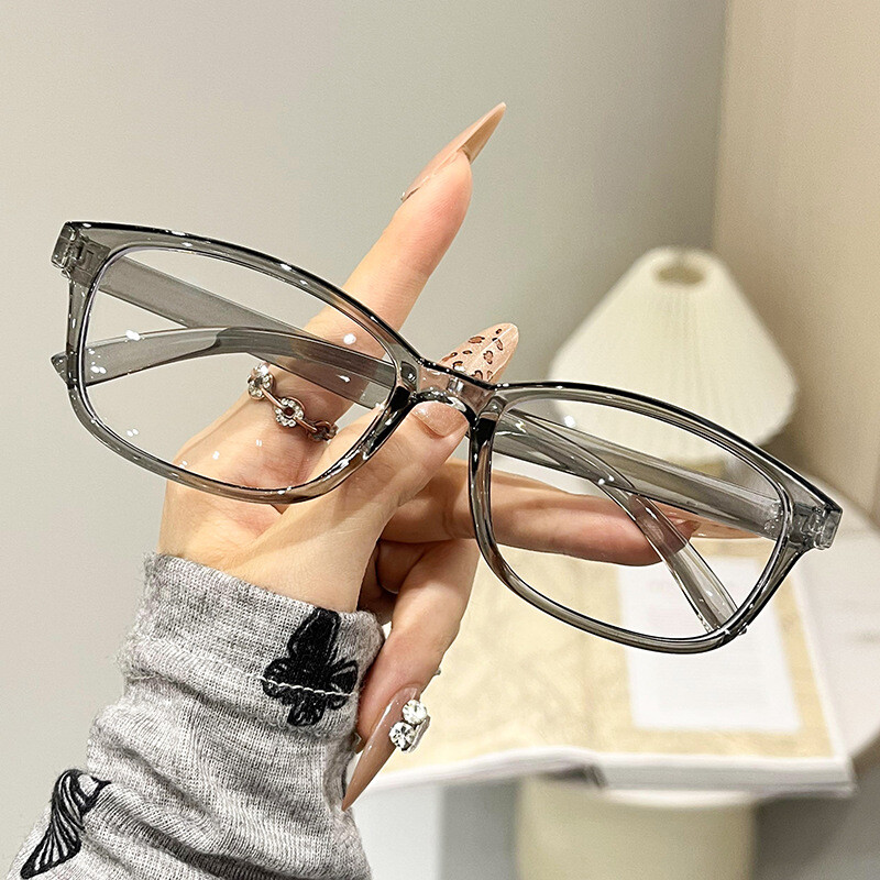 8012 anti-mėlynos šviesos skaitymo akiniai, itin lengvas PC rėmelis, mažas kvadratinis rėmelis, vyresnio amžiaus žmonės atrodo jaunesni, keli laipsniai, pasirinktinai presbiopija, taškas