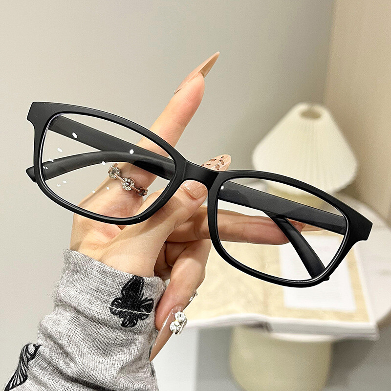 8012 anti-mėlynos šviesos skaitymo akiniai, itin lengvas PC rėmelis, mažas kvadratinis rėmelis, vyresnio amžiaus žmonės atrodo jaunesni, keli laipsniai, pasirinktinai presbiopija, taškas