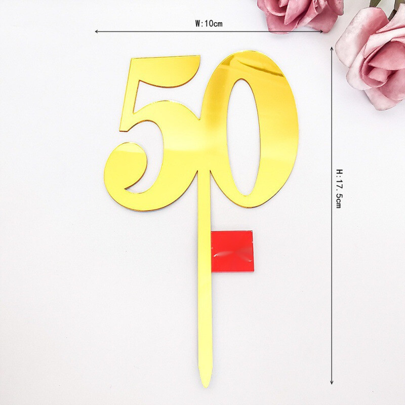 Skaičius 18 21 30 40 50 60 100 akrilinė dekoracija, įdedama vestuvėms, jubiliejui, gimtadieniui, tortui