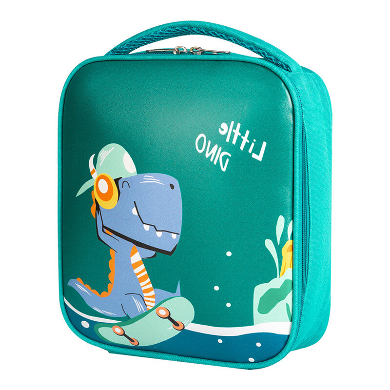 Tvornica lokacija crtanih životinja dječja prijenosna izolacijska torba studentski tisak Oxford platnena torba za ručak prijenosna za preuzimanje