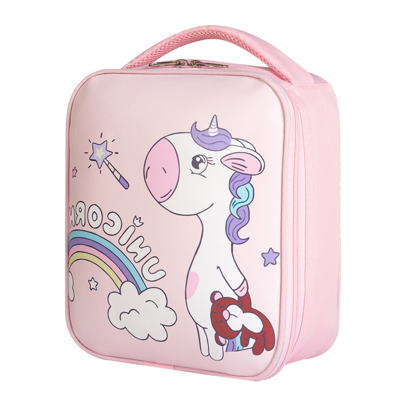 Tvornica lokacija crtanih životinja dječja prijenosna izolacijska torba studentski tisak Oxford platnena torba za ručak prijenosna za preuzimanje