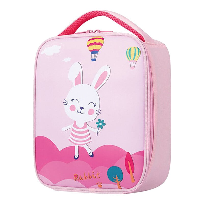 Tvornica lokacija crtanih životinja dječja prijenosna izolacijska torba studentski tisak Oxford platnena torba za ručak prijenosna za preuzimanje