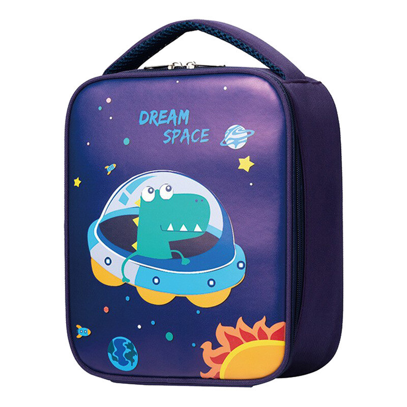 Tvornica lokacija crtanih životinja dječja prijenosna izolacijska torba studentski tisak Oxford platnena torba za ručak prijenosna za preuzimanje