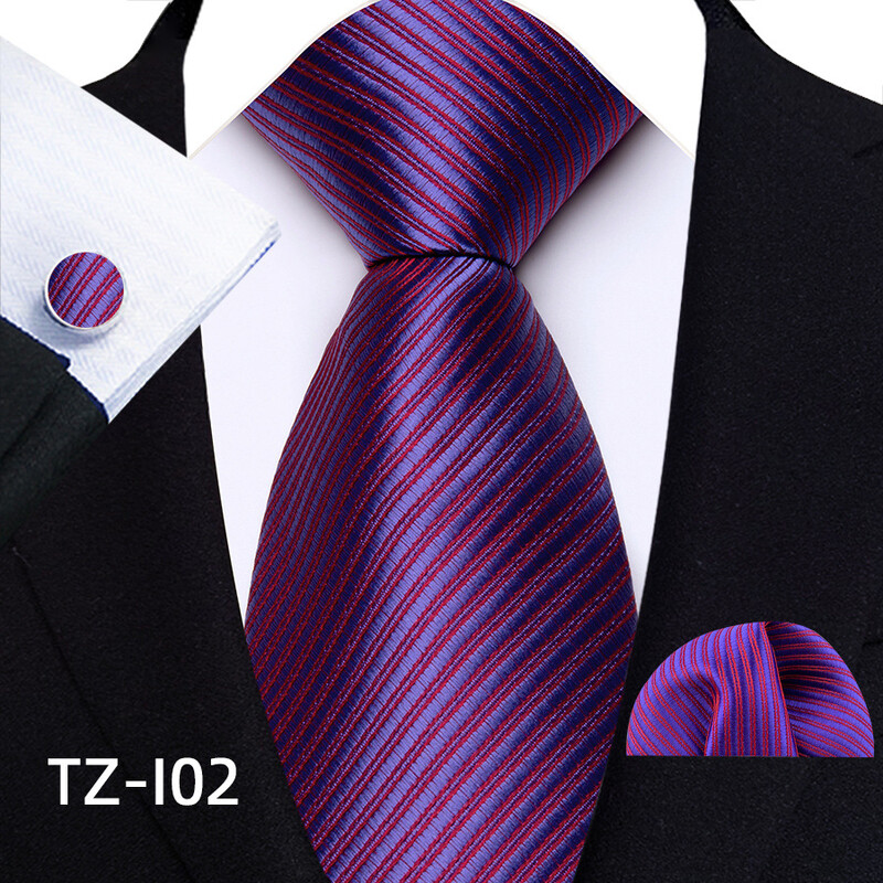 Tiesioginis pristatymas 2025 m. taškuotas dryžuotas vyriškas dalykinio stiliaus kaklaraištis, trijų dalių rankogalių sąsagų rinkinys.