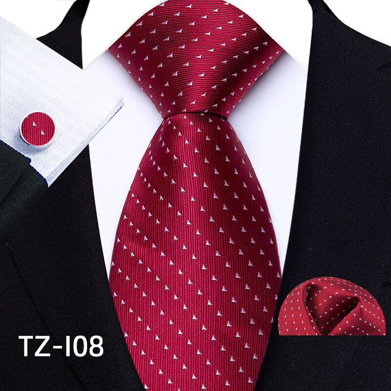 Tiesioginis pristatymas 2025 m. taškuotas dryžuotas vyriškas dalykinio stiliaus kaklaraištis, trijų dalių rankogalių sąsagų rinkinys.