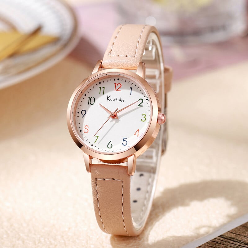 Jauns, stilīgs, universāls studentu sieviešu pulkstenis, sieviešu nišas dzīvei, ūdensizturīgs, augstas klases, ikdienas, vienkāršs sieviešu pulkstenis.