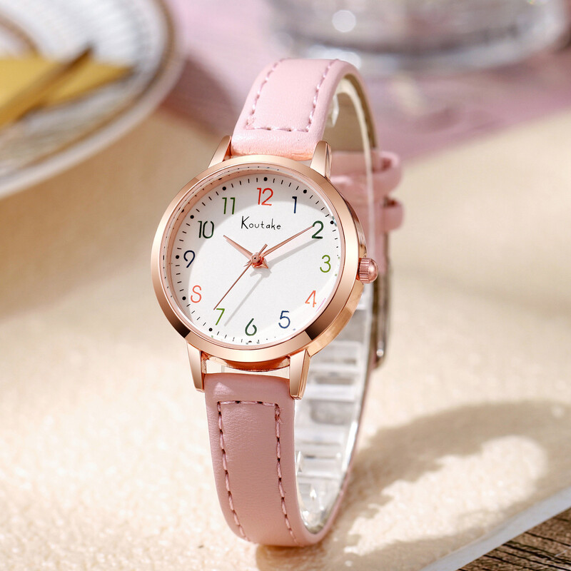 Jauns, stilīgs, universāls studentu sieviešu pulkstenis, sieviešu nišas dzīvei, ūdensizturīgs, augstas klases, ikdienas, vienkāršs sieviešu pulkstenis.