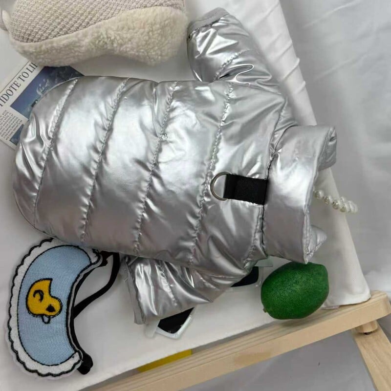 Памучно палто с плюшено мече, памучно яке за котки, дрехи за кучета, зимни дрехи, малко куче, домашен любимец, померан бишон, есенен и зимен стил, топло за кученца