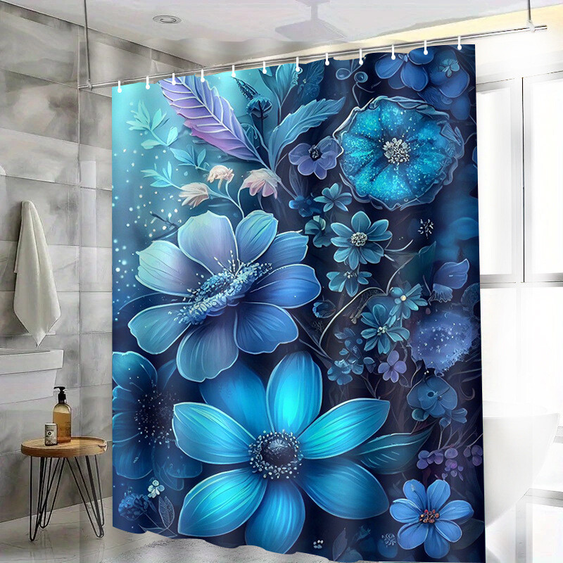 Sprchový záves, vodeodolný a odolný voči plesniam, zahustený kúpeľňový záves, sada kúpeľňových závesov bez dier, záves na dvere, záves na okno, závesný záves cez okraj