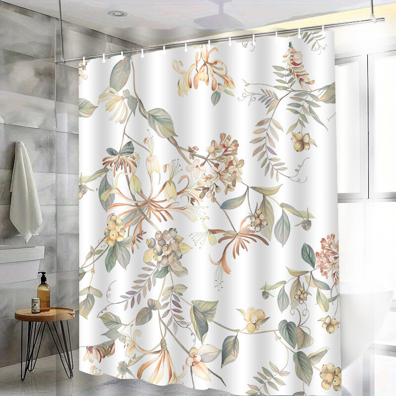 Sprchový záves, vodeodolný a odolný voči plesniam, zahustený kúpeľňový záves, sada kúpeľňových závesov bez dier, záves na dvere, záves na okno, závesný záves cez okraj