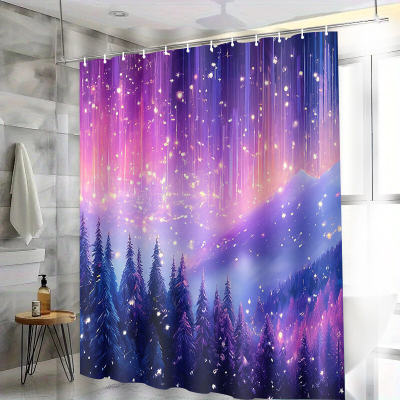 Sprchový záves, vodeodolný a odolný voči plesniam, zahustený kúpeľňový záves, sada kúpeľňových závesov bez dier, záves na dvere, záves na okno, závesný záves cez okraj