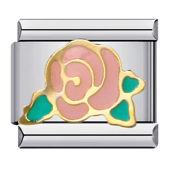 Jaunās sērijas titāna tērauda aproce ar ziedu, metināšanas rakstu, eļļas pilienu, DIY itāļu modulāra aproce, siksniņa, ķēdīte, vairumtirdzniecība