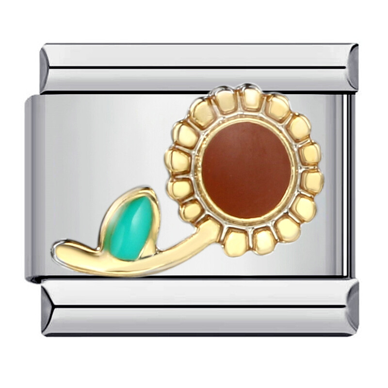 Jaunās sērijas titāna tērauda aproce ar ziedu, metināšanas rakstu, eļļas pilienu, DIY itāļu modulāra aproce, siksniņa, ķēdīte, vairumtirdzniecība