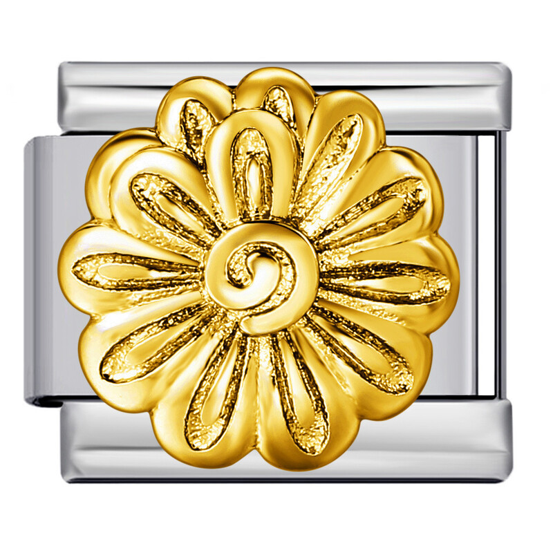 Jaunās sērijas titāna tērauda aproce ar ziedu, metināšanas rakstu, eļļas pilienu, DIY itāļu modulāra aproce, siksniņa, ķēdīte, vairumtirdzniecība