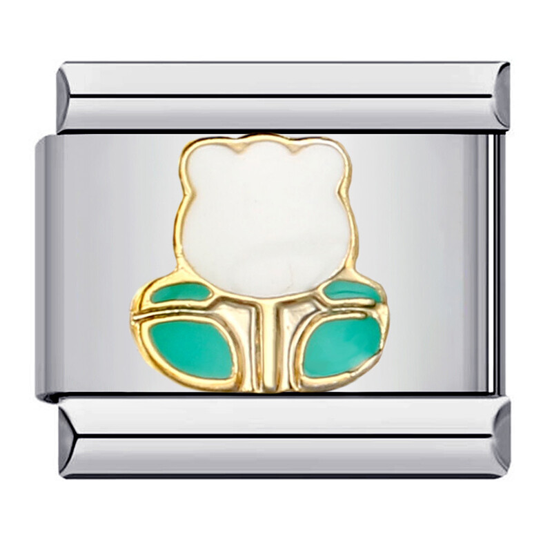 Jaunās sērijas titāna tērauda aproce ar ziedu, metināšanas rakstu, eļļas pilienu, DIY itāļu modulāra aproce, siksniņa, ķēdīte, vairumtirdzniecība