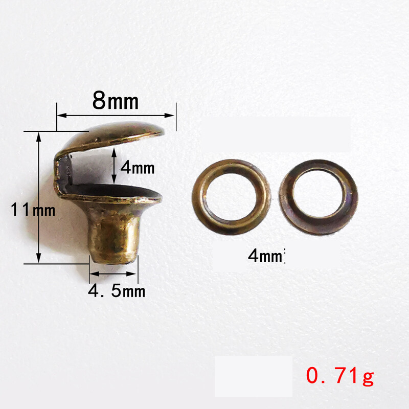 20 db-os tigriscsont réz kerek csat, bőr akasztó, nyakkendő, kötél, barkácsolás, dekoratív szegecsek, bőrönd kiegészítők nagykereskedelme