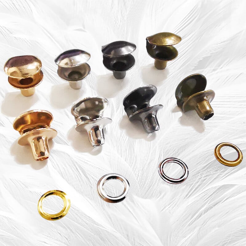 20 db-os tigriscsont réz kerek csat, bőr akasztó, nyakkendő, kötél, barkácsolás, dekoratív szegecsek, bőrönd kiegészítők nagykereskedelme