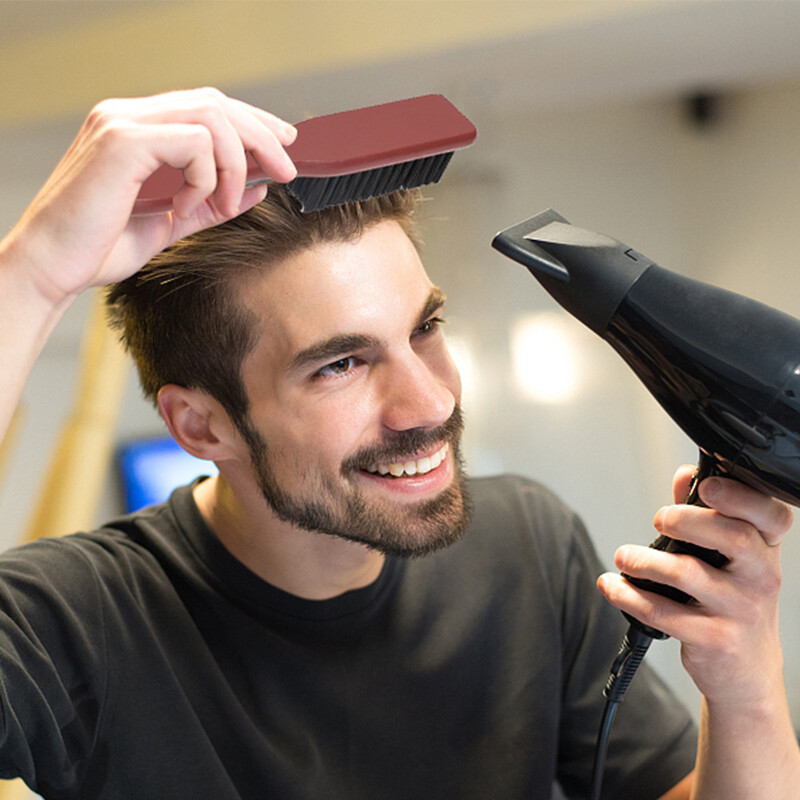 Naujas tarpvalstybinis medžio drožybos šukuosenos plaukų šepetys, barzdos valymo šepetys, vyriškas retro aliejinis šepetys, medžio masyvo plaukų šepetys