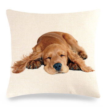 Трансгранична популярна калъфка за възглавница с кучешки мотиви за животни, подходяща за декорация на възглавници за диван в спалнята