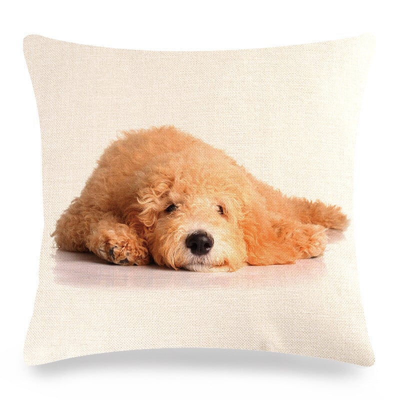 Трансгранична популярна калъфка за възглавница с кучешки мотиви за животни, подходяща за декорация на възглавници за диван в спалнята