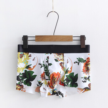 Ледено копринено дишащо мъжко бельо, безшевни ултратънки боксерки с голям размер, летни къси панталони за момчета Ice Sense, на едро