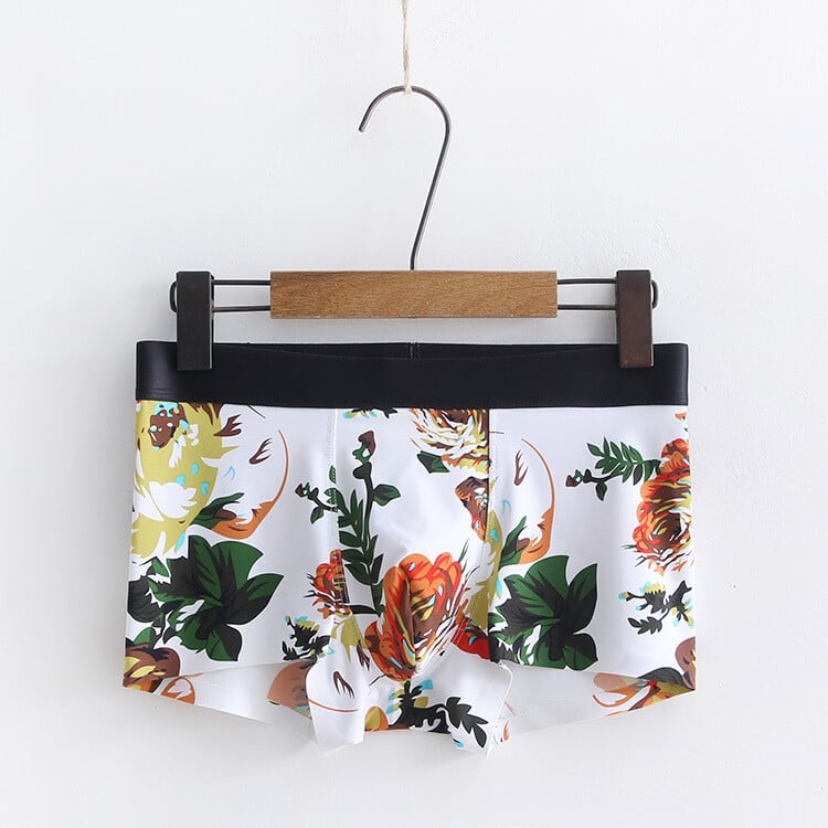 Ледено копринено дишащо мъжко бельо, безшевни ултратънки боксерки с голям размер, летни къси панталони за момчета Ice Sense, на едро