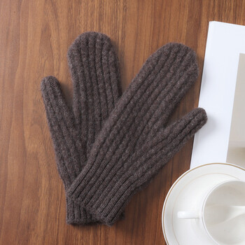 Tarpvalstybinės užsienio prekybos gamintojų didmeninė prekyba 100 vilnonių siūlų pirštinėmis rudens ir žiemos pirštinėmis šiltos šalčiui atsparios vienspalvės pirštinės moterims