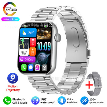 Νέο έξυπνο ρολόι Bluetooth HW92 με μεγάλη οθόνη, λειτουργία μέτρησης καρδιακών παλμών, αδιάβροχο, αθλητικό, για άνδρες και γυναίκες.